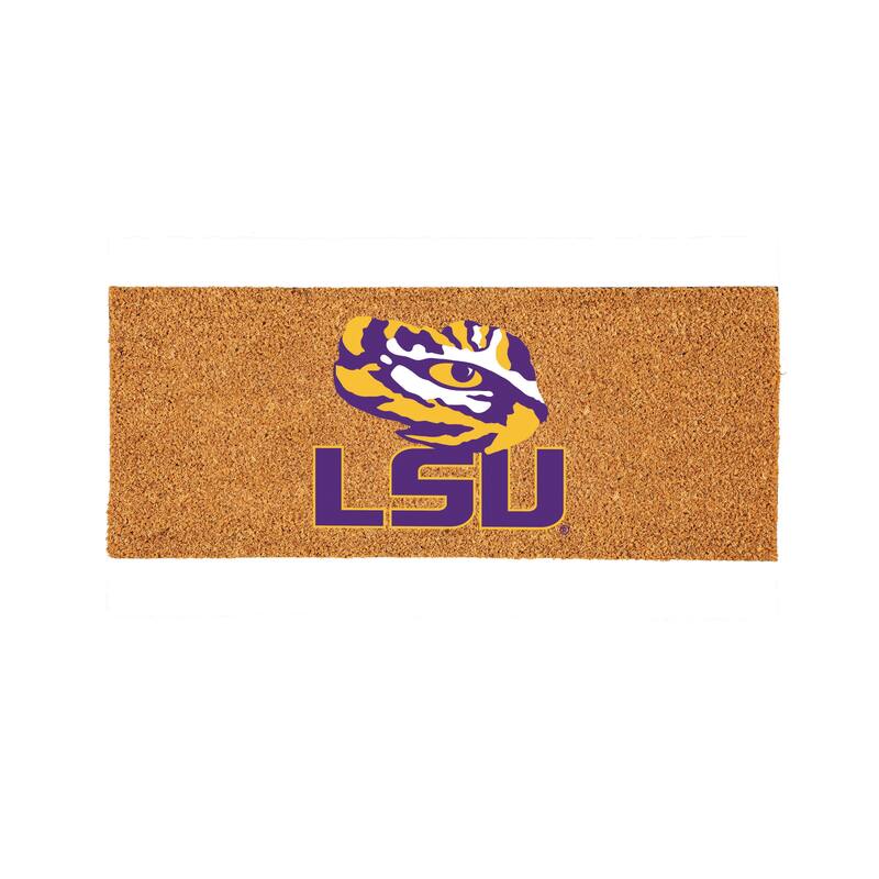 Louisiana State University Full Color Indoor/Outdoor Coir Mat