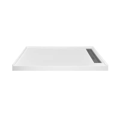 Transolid FSC6032R Commercial 60" x 32" Rectangular Shower Base with