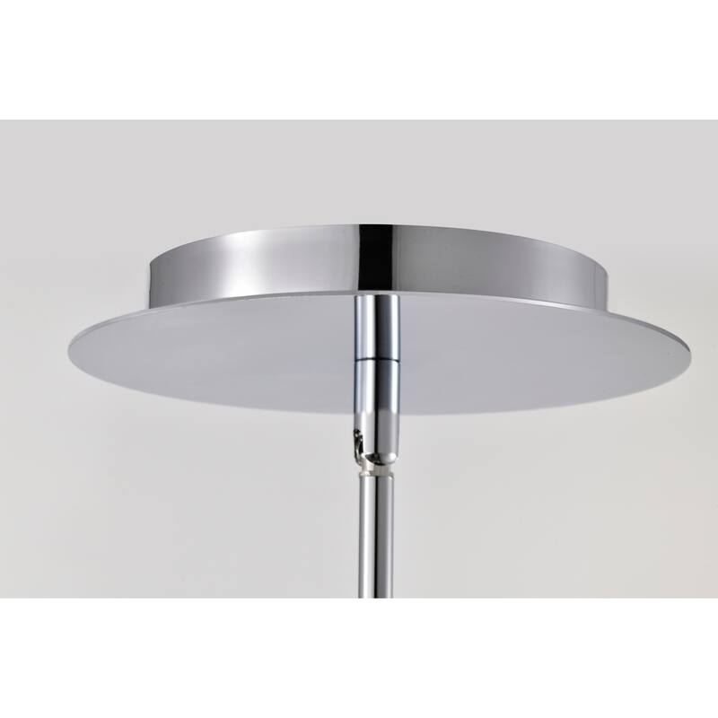 Sokix Frosted Pyramidical Glass Globe Pendant Ceiling Lamp Downrod