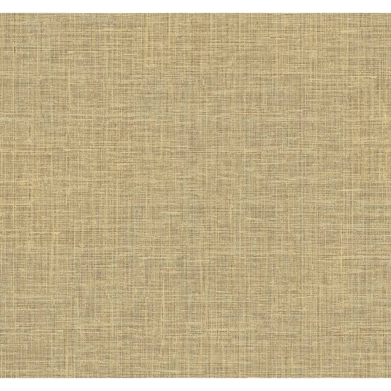 Seabrook Designs Soho Linen Nonwoven Unpasted Wallpaper - 27 in. W x 27 ft. L - Elk