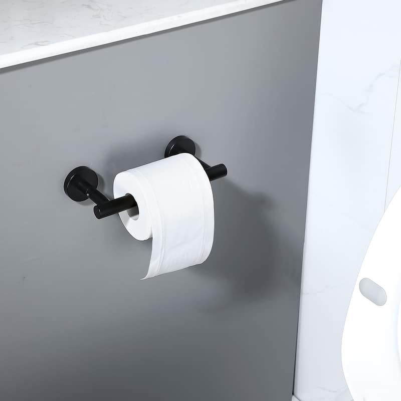 Wall-Mount Toilet Paper Holder Flexible Pivot TP Holder