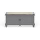 Maybelle Velvet Cushion Shutter Door Storage Bench by iNSPIRE Q Classic
