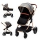 preview thumbnail 17 of 23, Convertible Baby Stroller, 3 in 1 Reversible Bassinet Stroller for Newborn Grey
