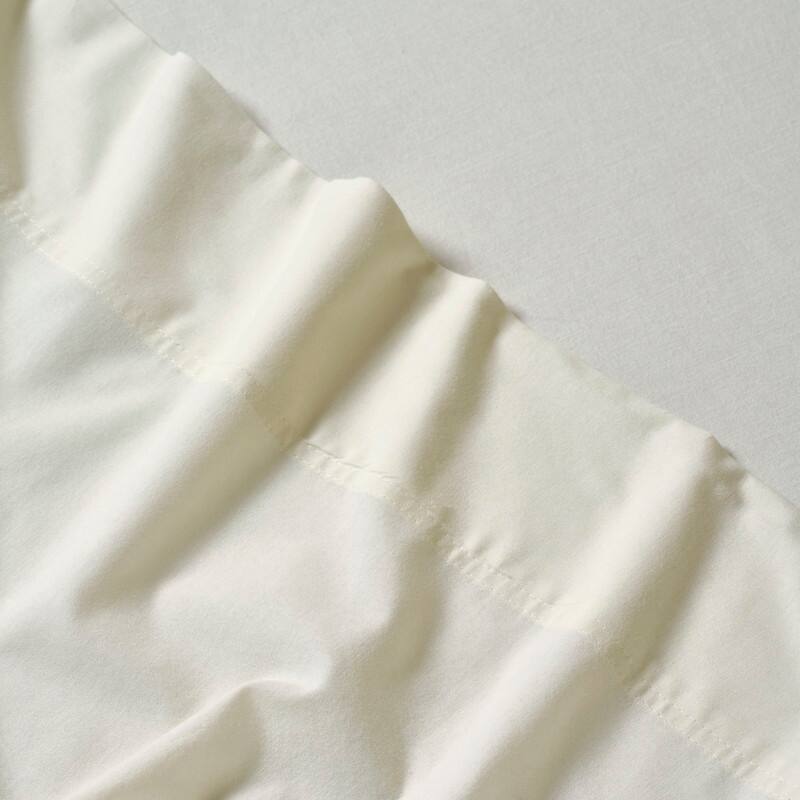 Blue Nile Mills Vintage Washed Cotton Percale Deep Pocket Sheet Set