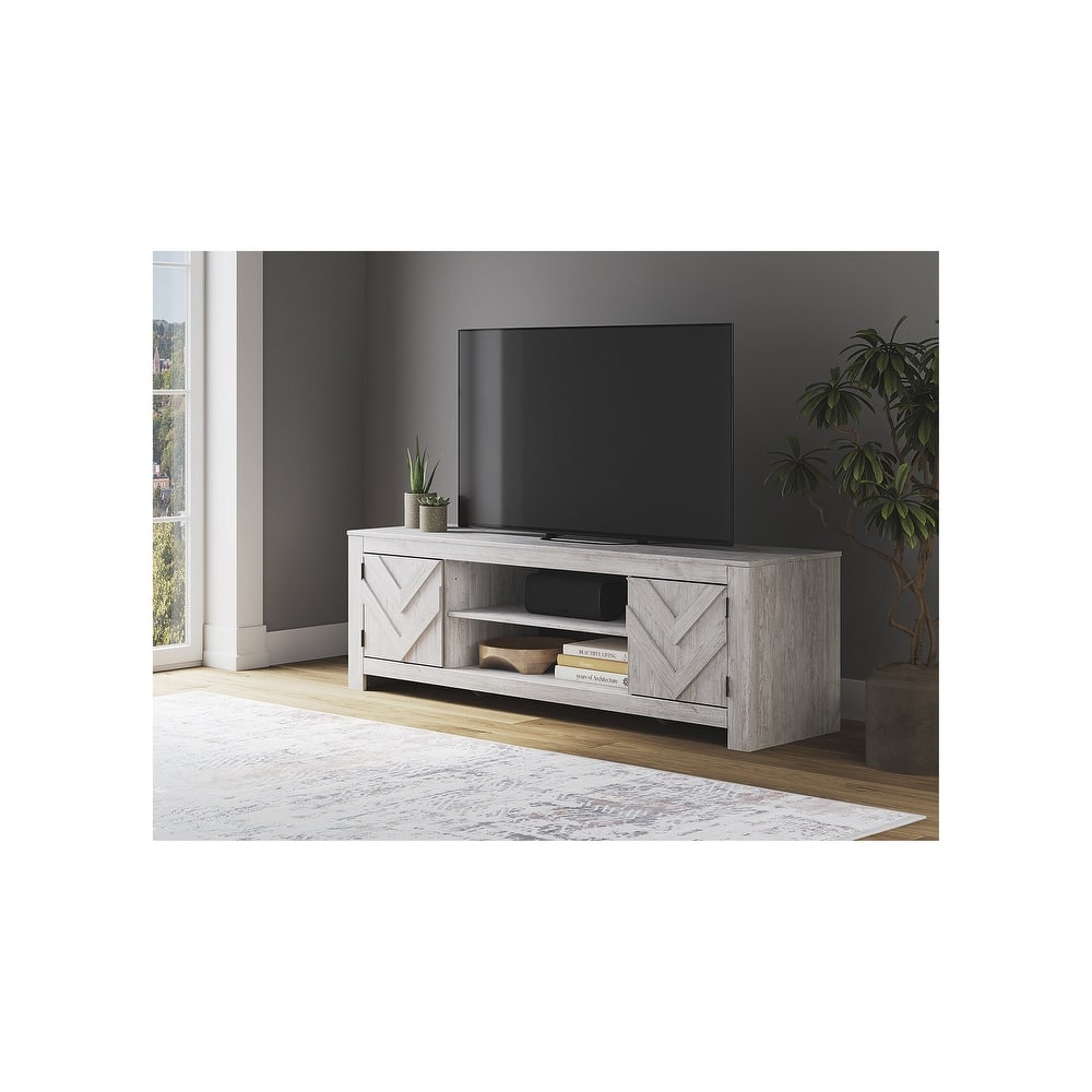 Signature Design by Ashley Cayboni 71" TV Stand up to 81" - 71"W x 20"D x 23"H