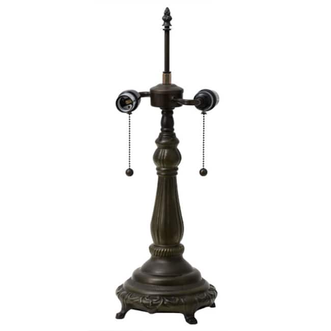 Meyda Tiffany 118783 22" Tall Lamp Base - Mahogany Bronze