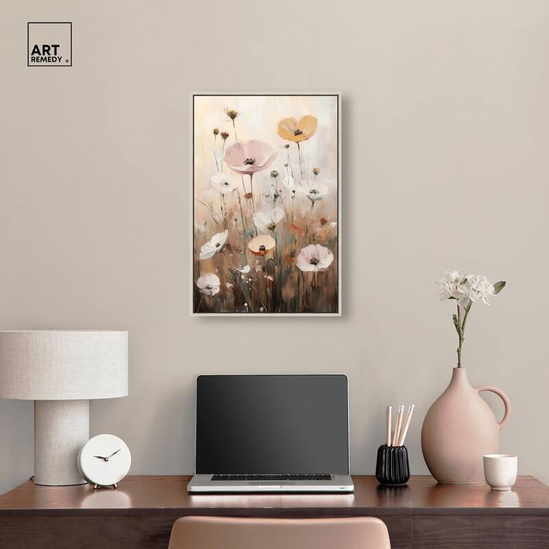 Delicate Flowers in Bloom Canvas by Art Remedy