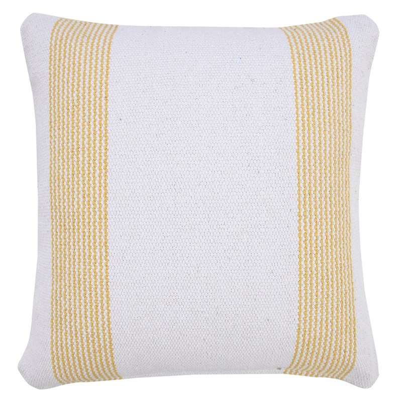 Sevita Balanced Border Pinstripe Throw Pillow