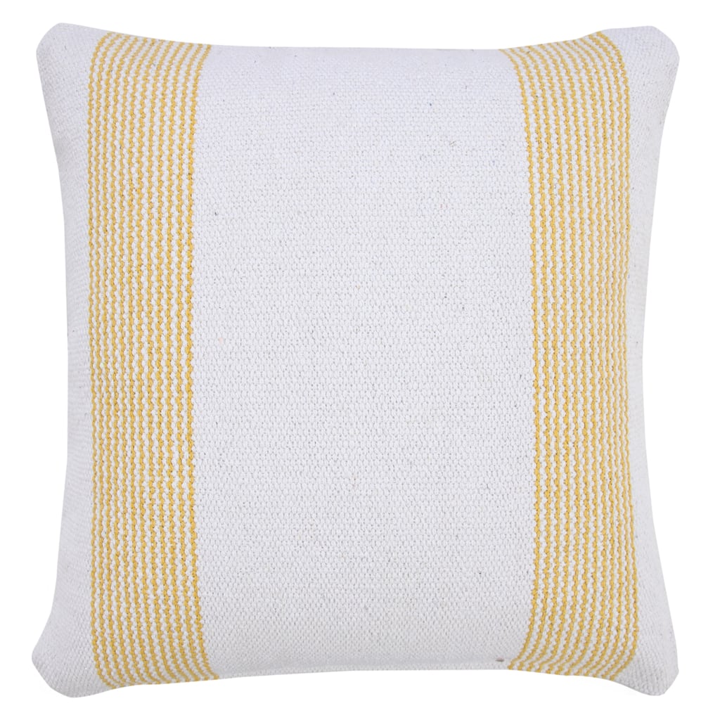Sevita Balanced Border Pinstripe Throw Pillow