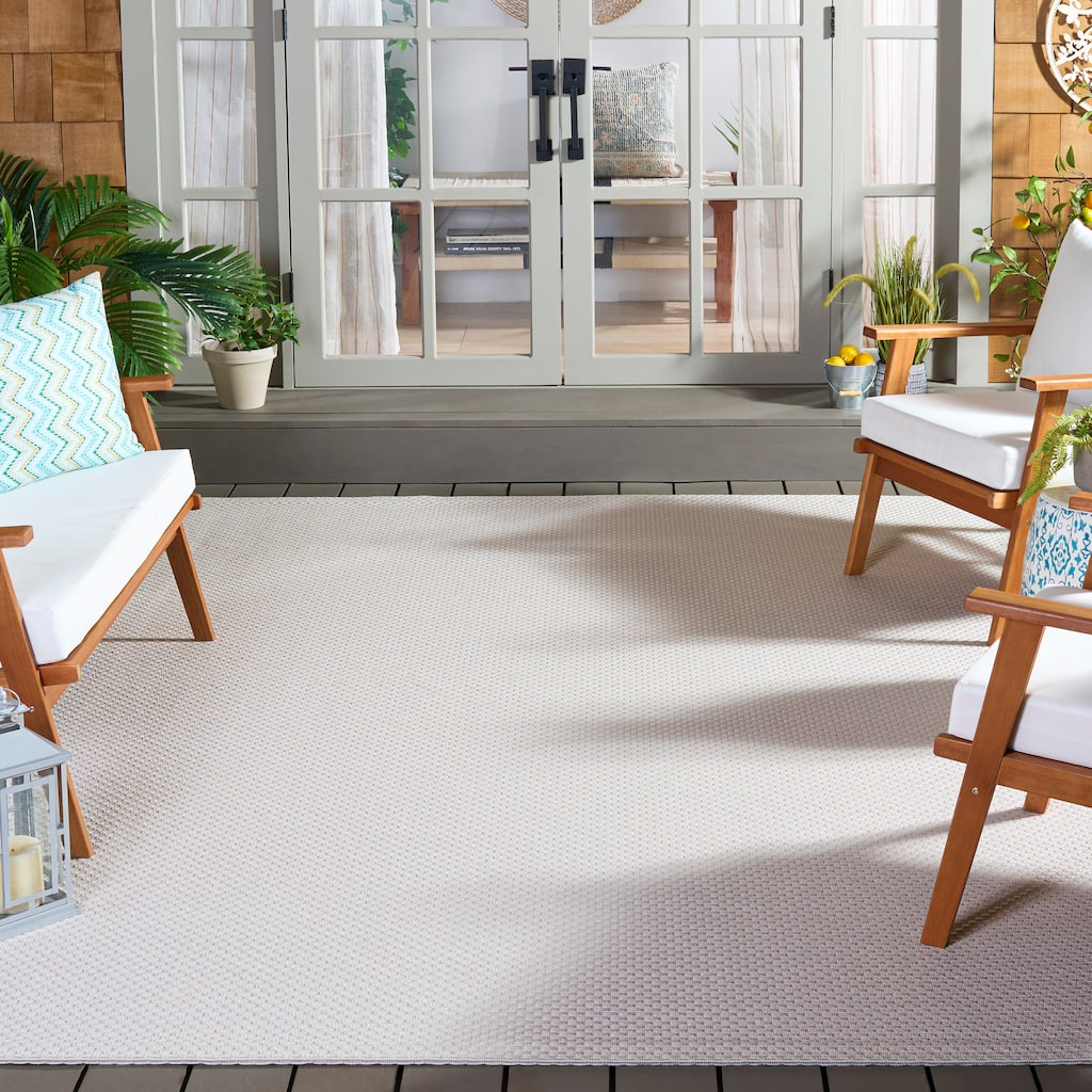 SAFAVIEH Sisal All Weather Tishie Indoor/Outdoor Waterproof Patio Backyard