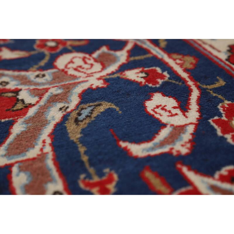 Hand Knotted Oriental 100% Wool Carpet Traditional Floral Red Najafabad Area Rug - 16' 8'' X 10' 4''