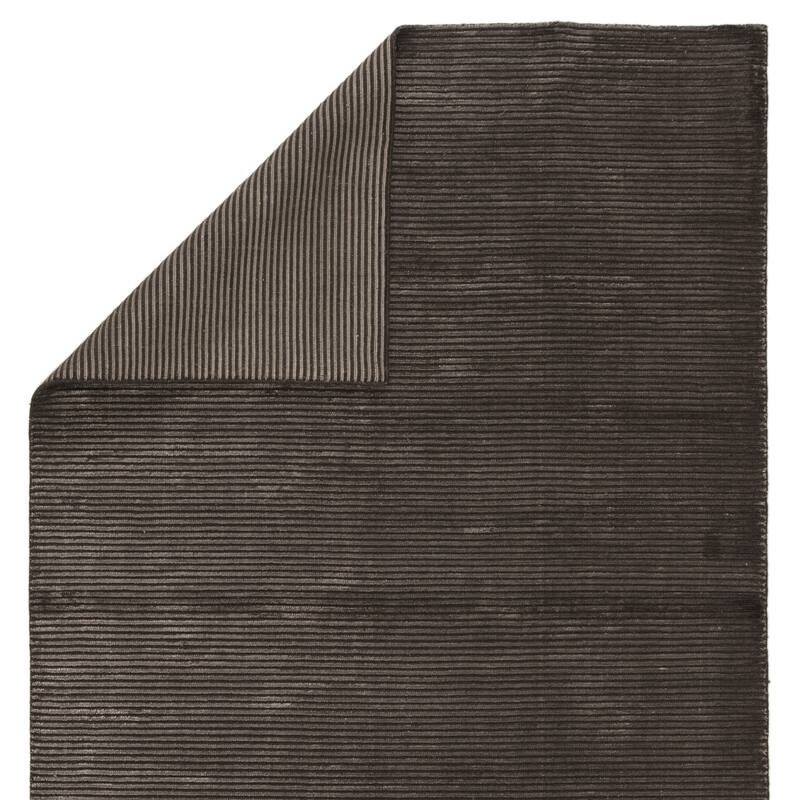 Phase Handmade Solid Color Textured Wool/ Viscose Area Rug
