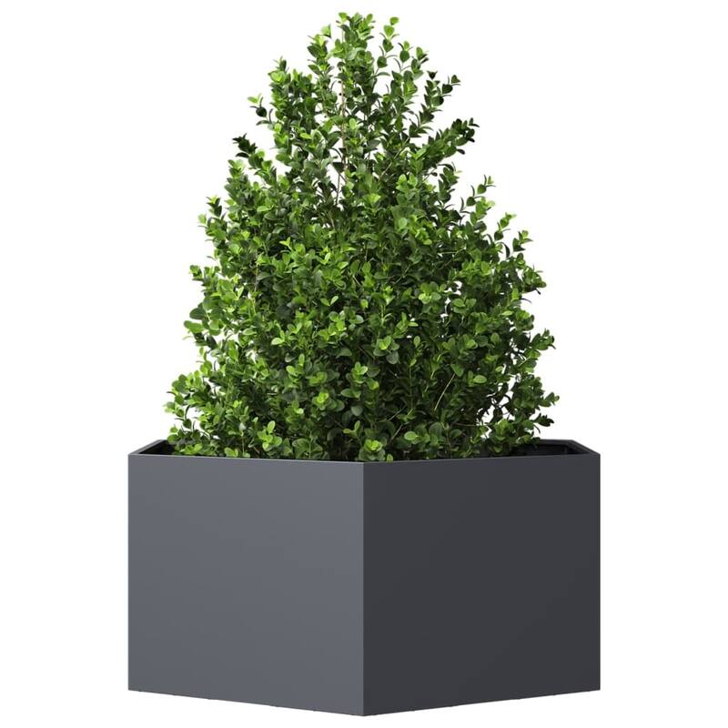 vidaXL Garden Planters Raised Vegetable Bed Elevated Flower Box Outdoor Steel
