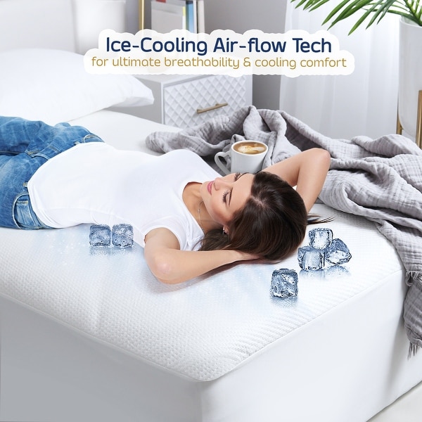 Cooling bed cover top