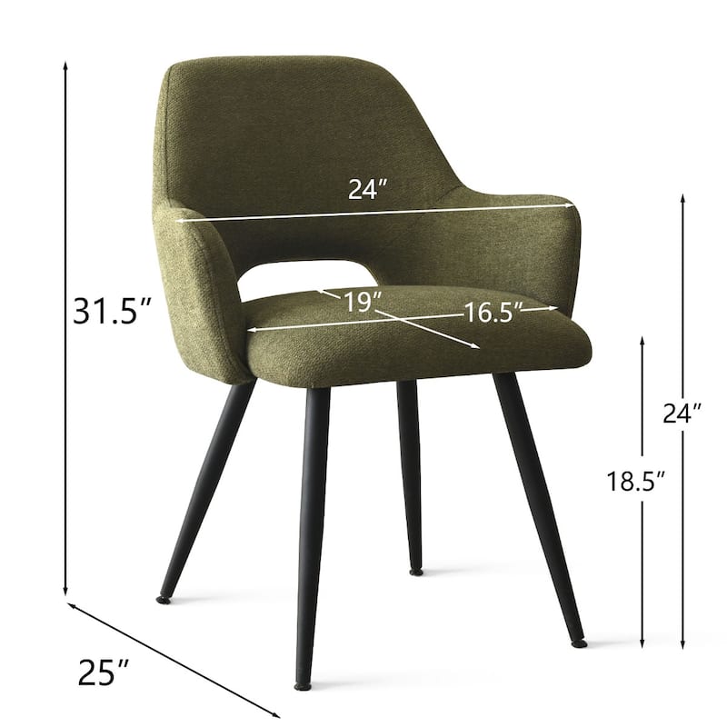 Upholstered Dining Armchair (Set of 2)