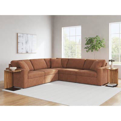 Signature Design by Ashley Modmax 5-Piece Sectional - 107"W x 107"D x 36"H