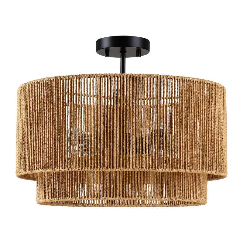 Dorn Tiered Drum Semi-Flush Mount