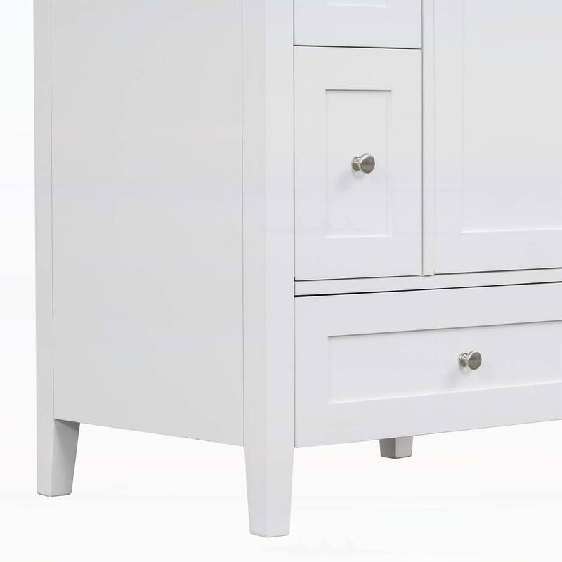 Freestanding Vanity Set with Storage,Adjustable Shelf