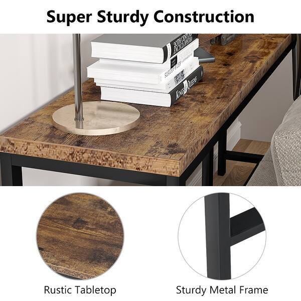 70 9 Inch Extra Long Sofa Table Narrow Long Console Table Behind Couch Overstock 32388038
