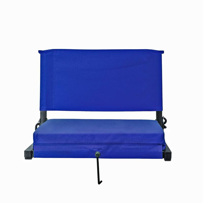 Outdoor Leisure Products 21" folding stadium chair in blue