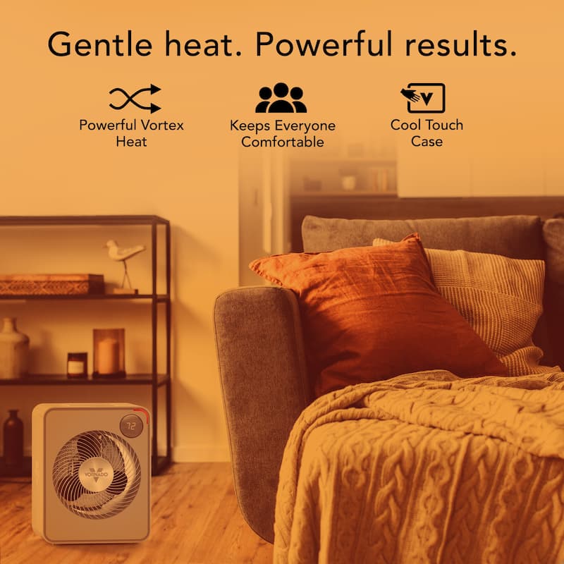 Vornado VMHi500 Whole Room Metal Space Heater, Remote Control