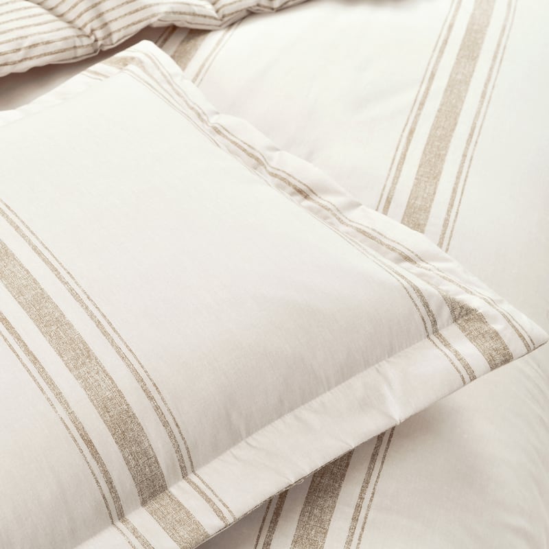 Lush Decor Farmhouse Stripe 3 Piece Duvet Cover Set