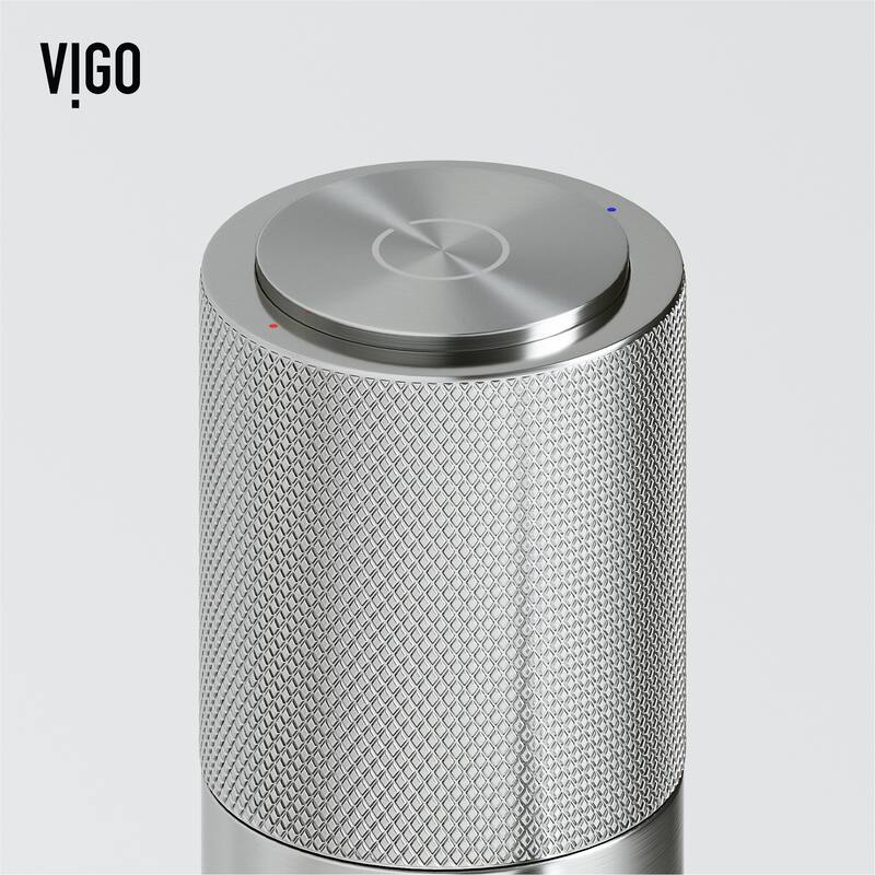 VIGO Cadman 21"L x 14"W Concrete Vessel Sink and Apollo 12"H Faucet Set