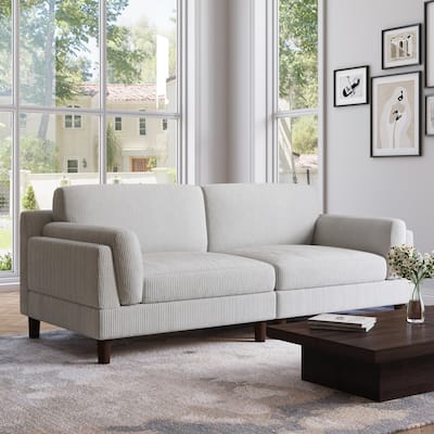 90 inch Deep Seat Sofa Comfy Couch for Living Room