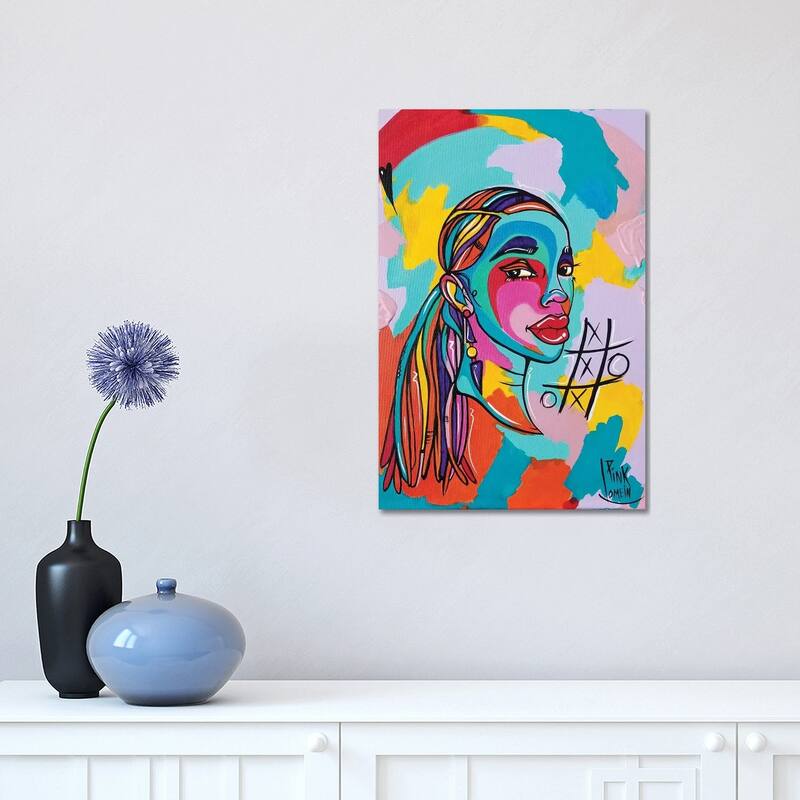 iCanvas "Houston" by Pinklomein Canvas Print - 18x12x1.5