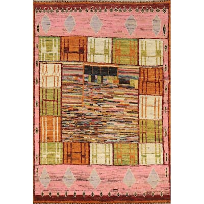Moroccan Tribal Oriental Area Rug Handmade Bedroom Wool Carpet - 5'8" x 7'11"