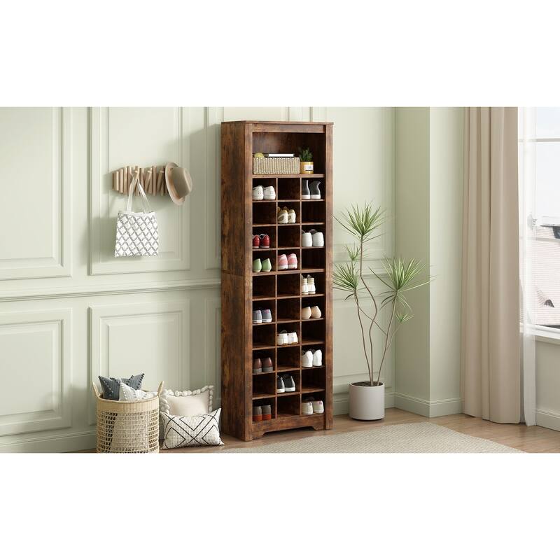 Shoe Cabinet with Multiple Storage Capacity - N/A
