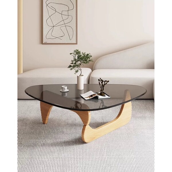 Drossett Grey Glass Top Coffee Table - On Sale - Bed Bath & Beyond