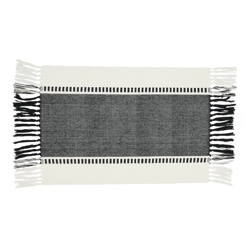 Tassel Trimmed Stripe Placemat (Set of 4)
