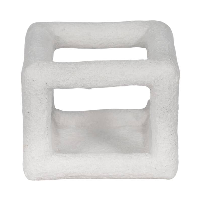 Sagebrook Home Textured Open Square Decorative Object