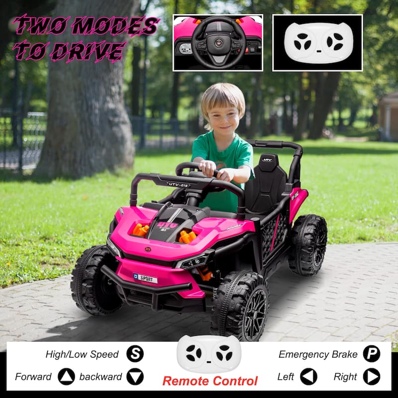 12V 7AH Kids Electric UTV with Remote Control