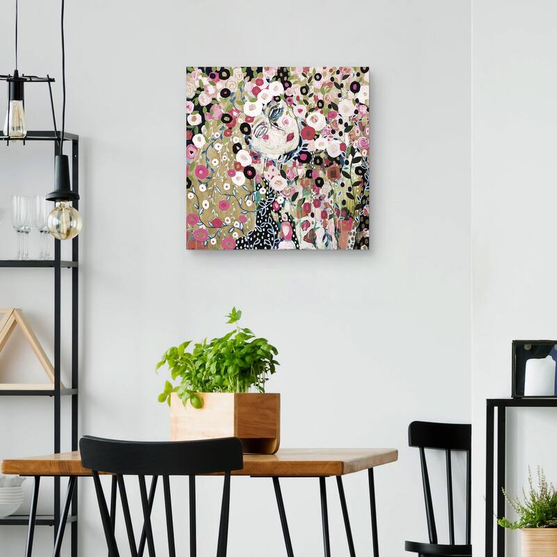 She Shines in Darkness REV by Carrie Schmitt Canvas Art Print