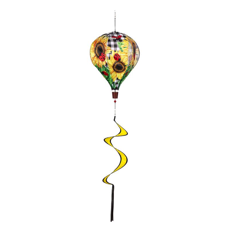 55" Sunflower Ladybugs Balloon Spinner