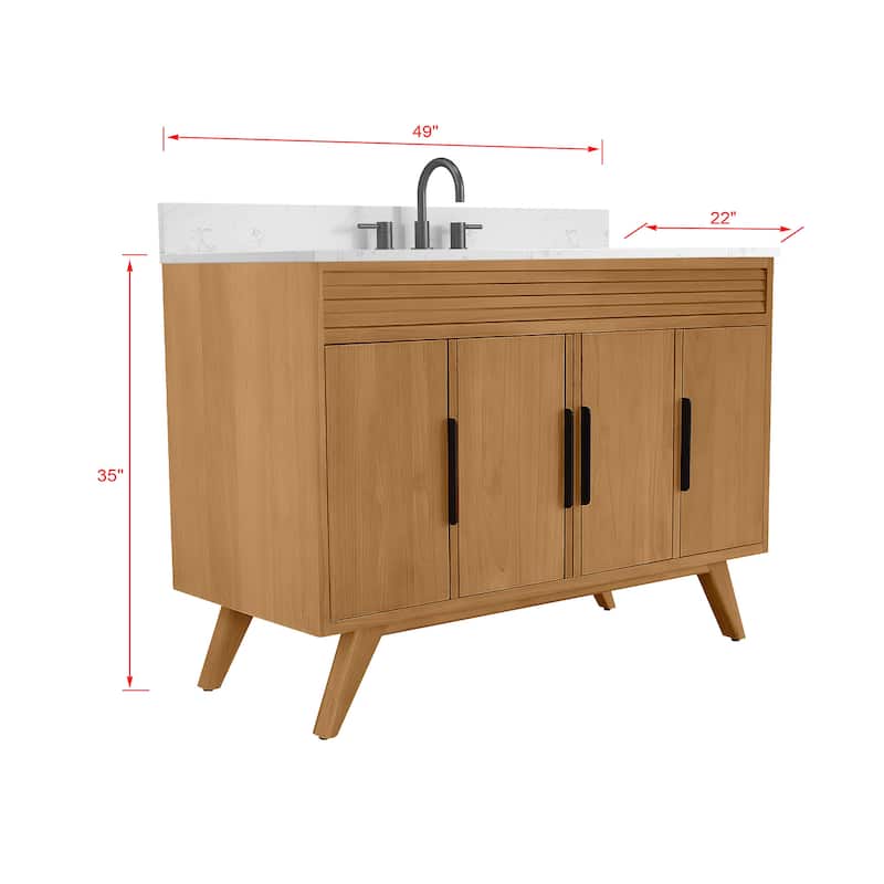 Avanity TAYLOR-VS49-E Taylor 49" Free Standing Single Basin Vanity Set