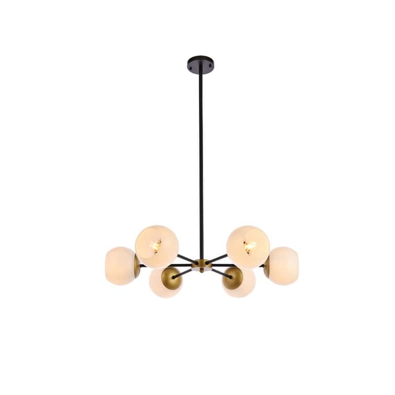 Brooke 30 inch Pendant with White Shade