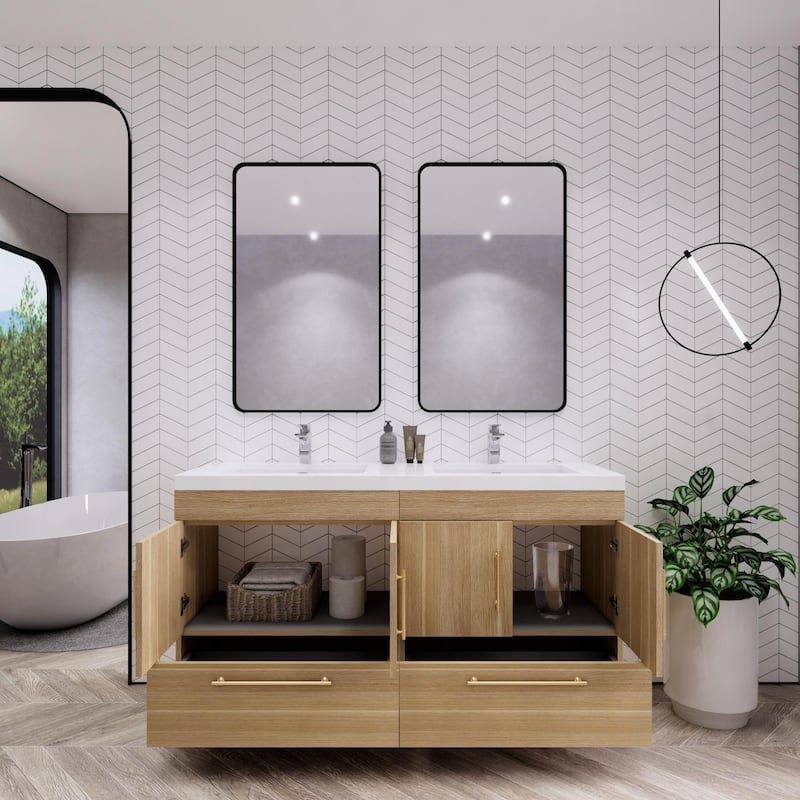 Eliza 60'' Freestanding Vanity with Double Sink