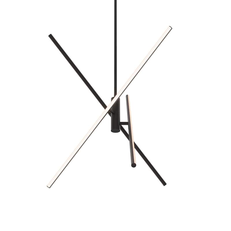 Asterisk Three Branch LED CCT Pendant