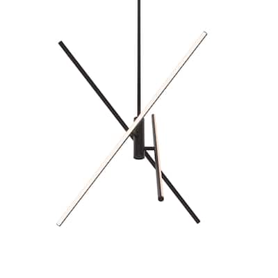 Asterisk Three Branch LED CCT Pendant
