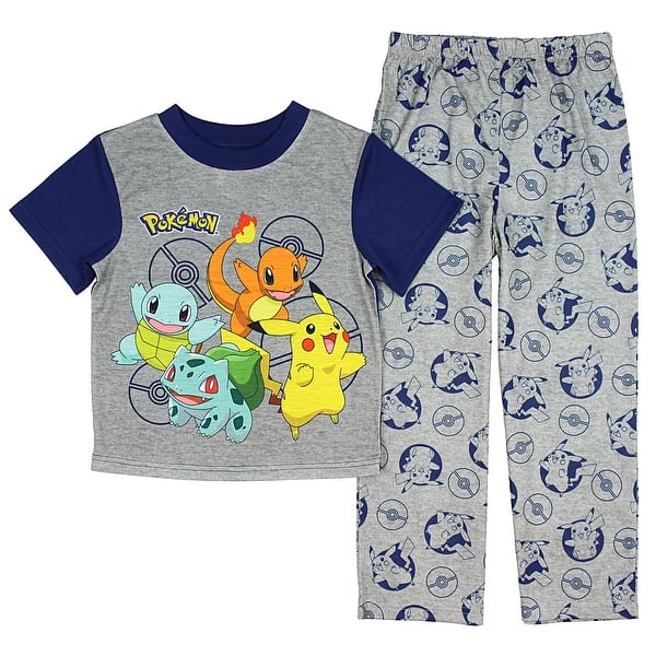 Pokemon Boys Pikachu 2-Piece Fleece Pajama Set