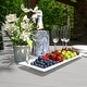 preview thumbnail 40 of 49, Weatherly 5-piece Outdoor Dining Set - 48" Round Table, Counter-height