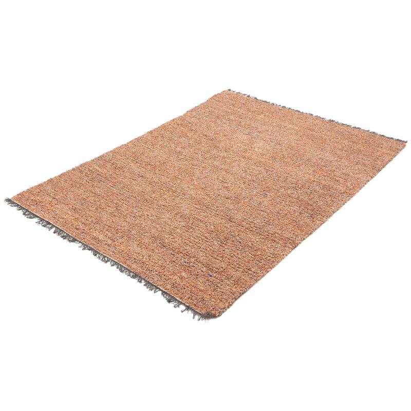 ECARPETGALLERY Braid weave Sienna Copper Wool Rug - 5'3 x 7'5