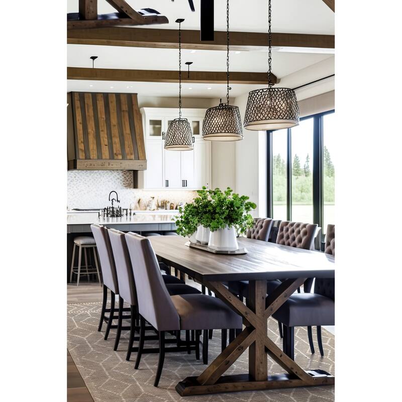 ECARPETGALLERY Braid weave Sienna Grey Wool Rug - 5'0 x 7'9
