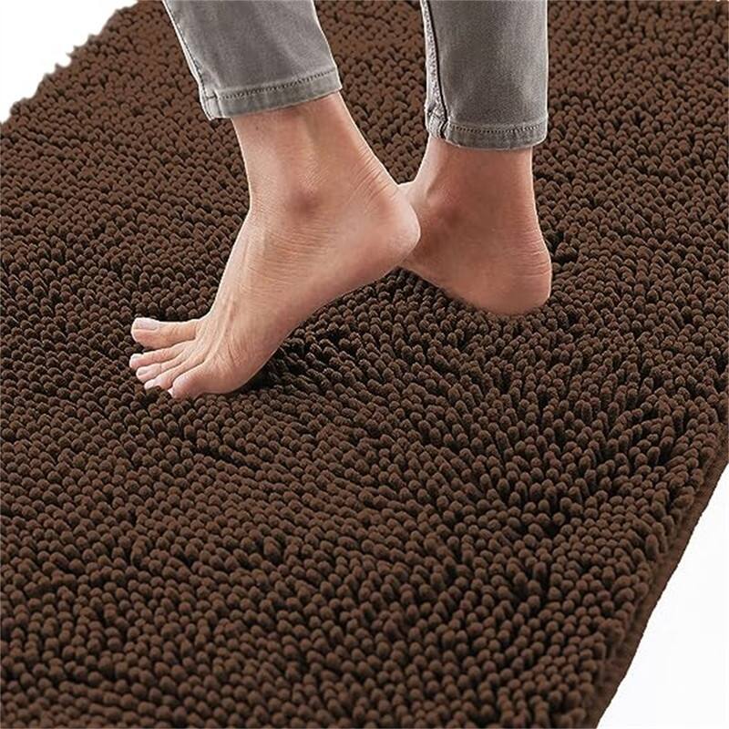 Machine Washable Rugs - Brown - 24" x 17"