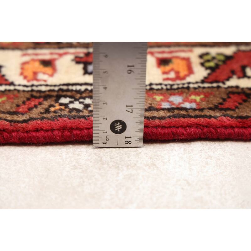 ECARPETGALLERY Hand-knotted Anadol Red Wool Rug - 2'7 x 8'11