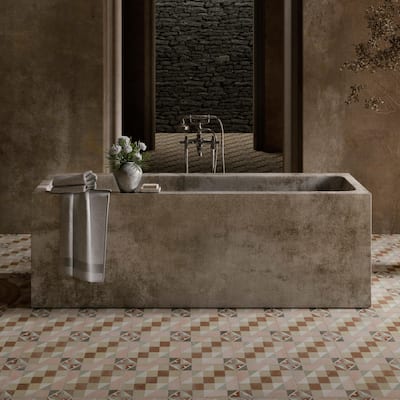 Merola Tile Kings Valentia Favara 8-3/4" x 8-3/4" Porcelain Floor and Wall Tile