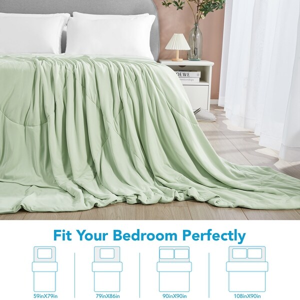 Cooling Comforter, Cold Blanket for Night Sweats 1 Piece - Bed